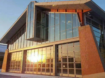 Αγορά Διαφανής διπλής πόρτας από κράμα αλουμινίου για εμπορικές αίθουσες επίδειξης online manufacture