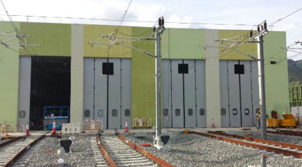 Αγορά ISO 9001 Αυτοκινητοβιομηχανικές αναδιπλούμενες πόρτες online manufacture