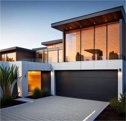 Αγορά Βίλα Χάλυβα Πίνακα Χωροπλαίσιο Διατομεακή Μαύρη Αυτοματοποιημένη Πύλη Γκαράζ online manufacture