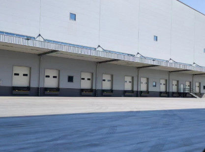 ISO 9001 Γκρι υδραυλική ισοπέδωση αποβάθρας 6800kg