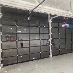 Πλήρη όραση Προσαρμοσμένη Σύγχρονη Πλήρως Διαφανής Απομονωμένη Διαχωρισμένη Ανυψωμένη Αλουμινένια Θέση Διαφανής Πύλη Γκαράζ