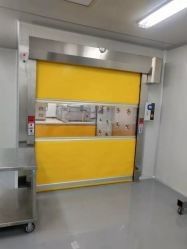 Πύλη υφασμάτων PVC υψηλής ταχύτητας Αδιάβροχη Πύλη κυλιόμενου παράθυρου υψηλής ταχύτητας Καθαρό δωμάτιο