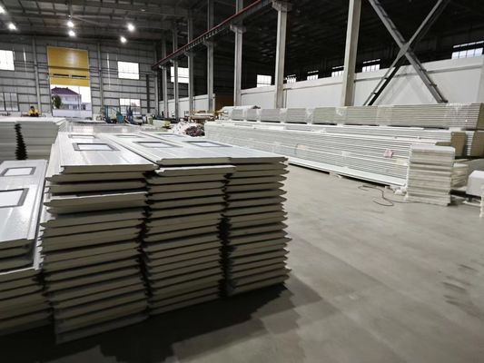 Γρήγορη ανύψωση τμήματα βιομηχανική πόρτα 380V κινητήρα 26DB ηχομόνωση