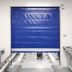 15-20m/s Αντίσταση του ανέμου Υπερκόκκινο σύστημα ασφαλείας για εμπορική πόρτα υψηλής ταχύτητας