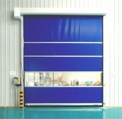 Πύλες υψηλής ταχύτητας PVC Αξιόπιστη απόδοση για πολυσύχναστες αποθήκες με αυτόματο άνοιγμα