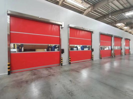 0.75W Βιομηχανική γρήγορη πόρτα 220V / 380V Αυτοματοποιημένες γρήγορες πόρτες άνοιγμα