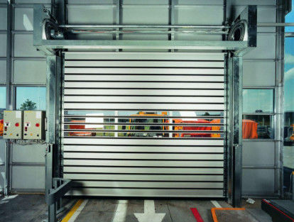 1250 mm - 7000 mm πλάτος υψηλής ταχύτητας σπειροειδής πίνακα πόρτας πάχος 40 mm